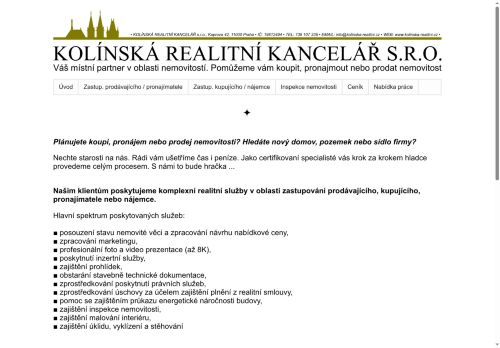 Zobrazit webové stránky Kolínská realitní kancelář s.r.o.