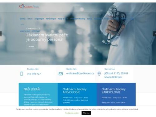Angiologická ambulance CardioVasc - MUDr. Tomáš Indruch