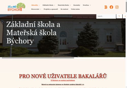 Základní škola a Mateřská škola Býchory, okres Kolín, příspěvková organizace nabízí práci na pozici Učitelka mateřské školy (m//ž) v obci Býchory