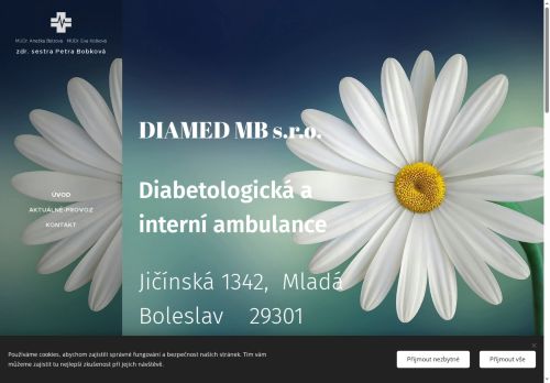 Zobrazit webové stránky Diabetologická a interní ambulance DIAMED MB s.r.o. - MUDr. Anežka Belzová