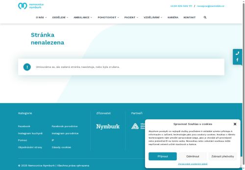 Zobrazit webové stránky Dětská ambulance - Nemocnice Nymburk