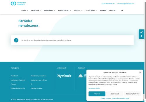 Zobrazit webové stránky Gastroenterologická ambulance - Nemocnice Nymburk
