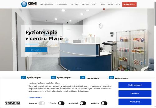 Zobrazit webové stránky Fyzioterapie - QMI Centrum prevence