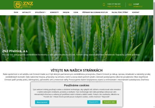 ZNZ Přeštice, a.s. nabízí práci na pozici vedoucí provozu v obci Přeštice