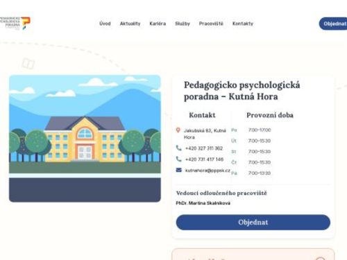 Pedagogicko-psychologická poradna Středočeského kraje - Kutná Hora