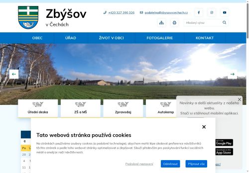 Zobrazit webové stránky Obecní úřad Zbýšov