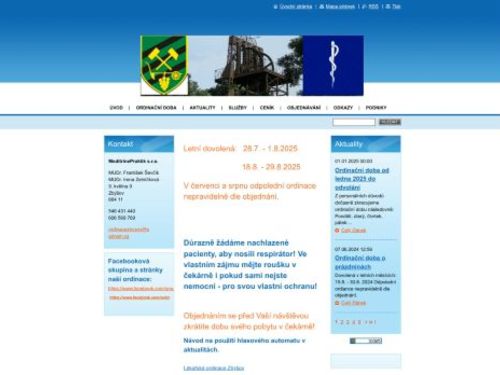 Praktický lékař pro dospělé MeditrinePraktik s.r.o. - MUDr. František Ševčík, MUDr. Irena Zelníčková