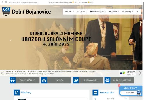Zobrazit webové stránky Obecní úřad Dolní Bojanovice