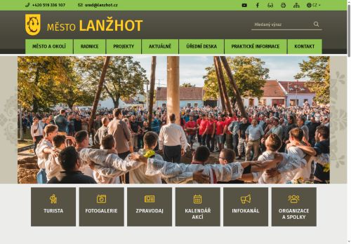 Zobrazit webové stránky Městský úřad Lanžhot