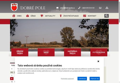 Zobrazit webové stránky Obecní úřad Dobré Pole
