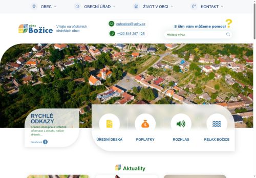 Zobrazit webové stránky Obecní úřad Božice