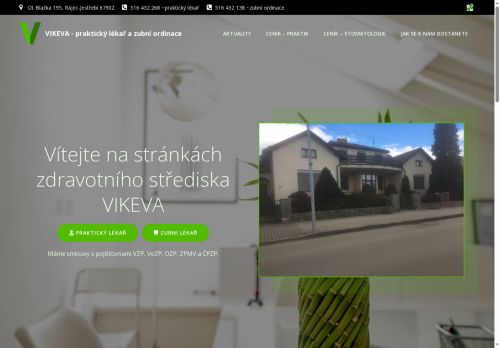Zobrazit webové stránky Praktický lékař pro dospělé - MUDr. Eva Ducháčková
