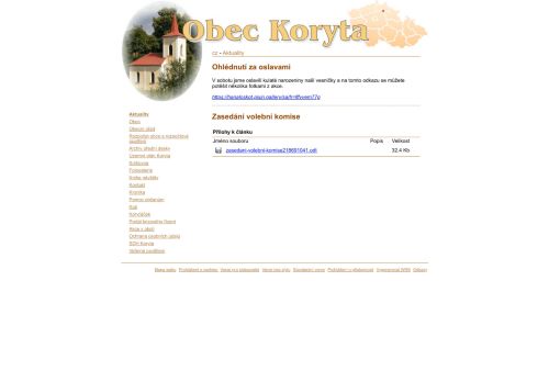 Zobrazit webové stránky Obecní úřad Koryta