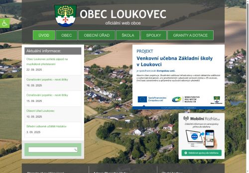 Zobrazit webové stránky Obecní úřad Loukovec