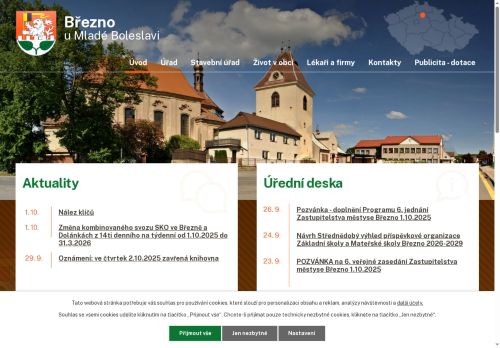 Zobrazit webové stránky Úřad městyse Březno