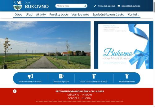 Zobrazit webové stránky Obecní úřad Bukovno