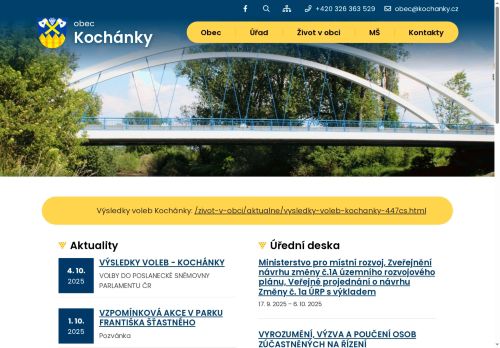 Zobrazit webové stránky Obecní úřad Kochánky