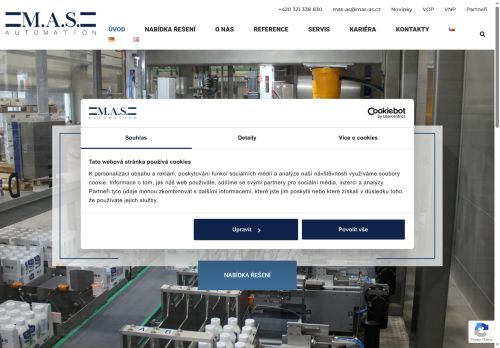 M.A.S. Automation a.s. nabízí práci na pozici Obsluha CNC (frézař a soustružník ) m/ž v obci Kolín