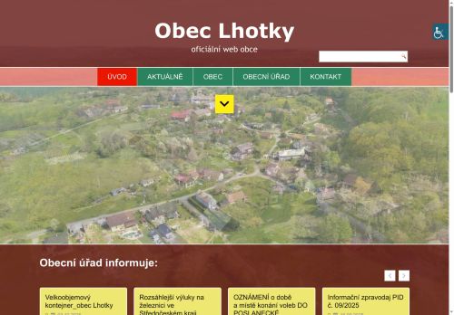 Zobrazit webové stránky Obecní úřad Lhotky