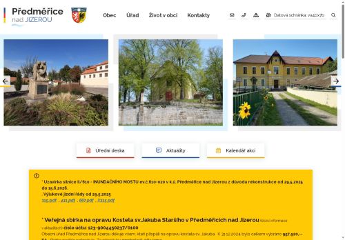 Zobrazit webové stránky Obecní úřad Předměřice nad Jizerou
