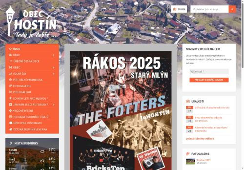 Zobrazit webové stránky Obecní úřad Hostín