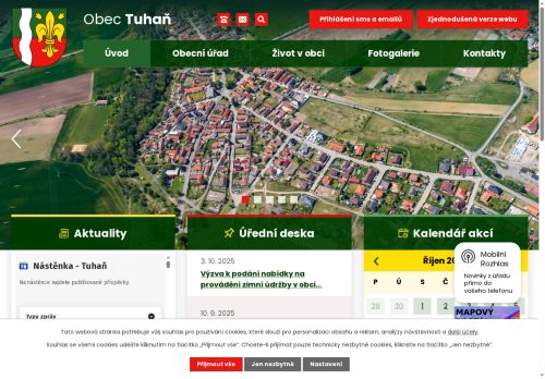 Zobrazit webové stránky Obecní úřad Tuhaň