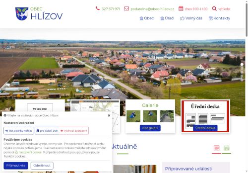 Zobrazit webové stránky Obecní úřad Hlízov