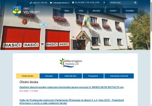 Zobrazit webové stránky Obecní úřad Veltruby