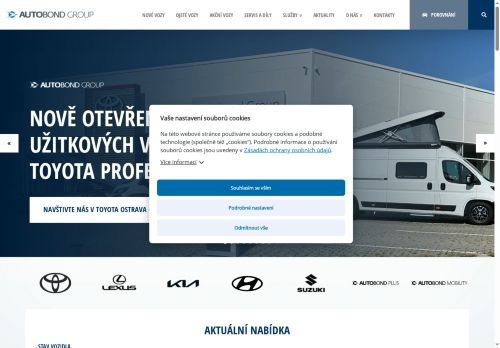 AUTOBOND GROUP a.s. nabízí práci na pozici Prodejce/kyně nových vozů v obci Kladno