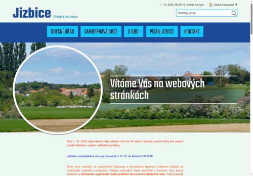 Zobrazit webové stránky Obecní úřad Jizbice