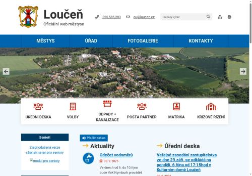 Zobrazit webové stránky Úřad městyse Loučeň