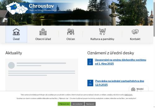 Zobrazit webové stránky Obecní úřad Chroustov