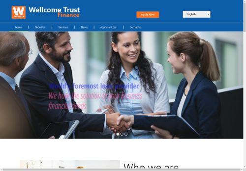Zobrazit webové stránky elcome Trust Finance
