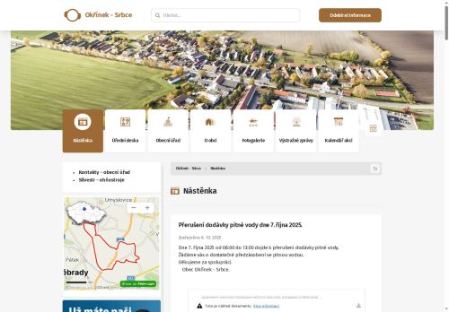 Zobrazit webové stránky Obecní úřad Okřínek