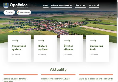 Zobrazit webové stránky Obecní úřad Opočnice