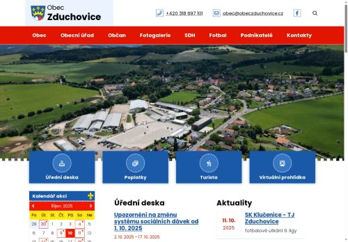 Zobrazit webové stránky Obecní úřad Zduchovice