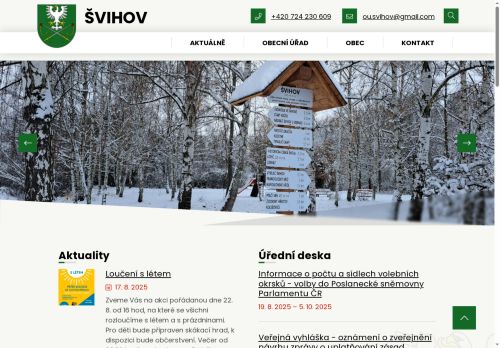 Zobrazit webové stránky Obecní úřad Švihov