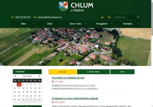 Zobrazit webové stránky Obecní úřad Chlum