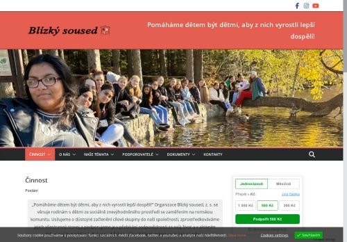 Zobrazit webové stránky Blízký soused, z.s.