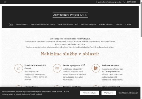 Architecture Project s.r.o. nabízí práci na pozici projektový asistent (m/ž) v obci Kyjov