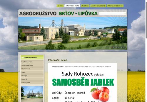 AGRODRUŽSTVO Brťov-Lipůvka nabízí práci na pozici Řidiči nákladních automobilů (m/ž) v obci Brťov-Jeneč