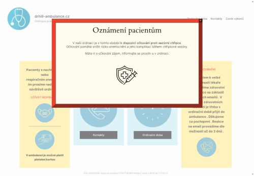 Zobrazit webové stránky Praktický lékař pro dospělé - MUDr. Tomáš Hill