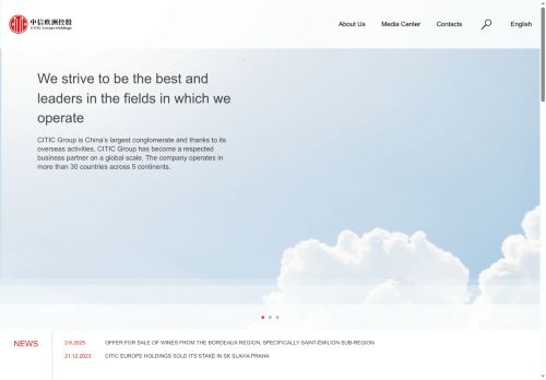 CITIC Europe Holdings a.s. nabízí práci na pozici Manažer/ka oddělení účetnictví v obci Praha