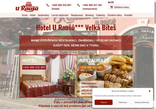 Zobrazit webové stránky GASTRO ARTIKL, s.r.o. - Hotel U Raušů
