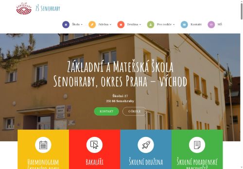 Základní škola a Mateřská škola, Senohraby, okres Praha východ nabízí práci na pozici Učitel/ka mateřské školy v obci Senohraby
