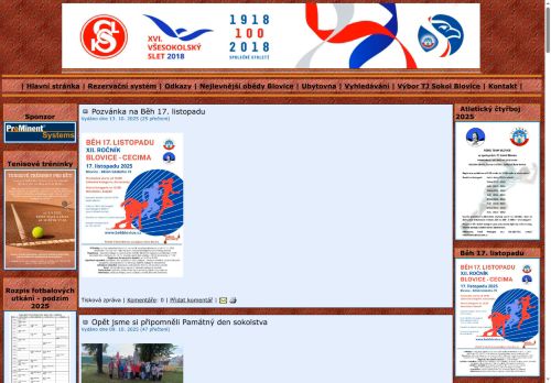 Zobrazit webové stránky Sportovní areál u Sokolovny Blovice