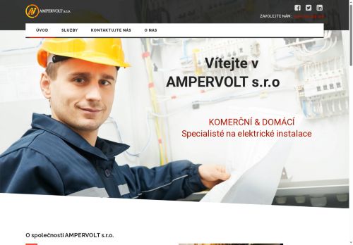 AMPERVOLT s.r.o. nabízí práci na pozici řidiči osobního auta v obci Praha