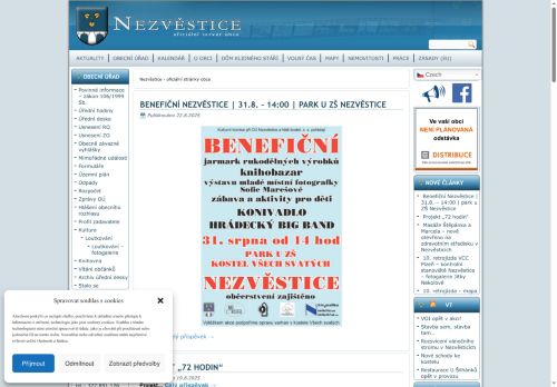 Zobrazit webové stránky Obecní úřad Nezvěstice
