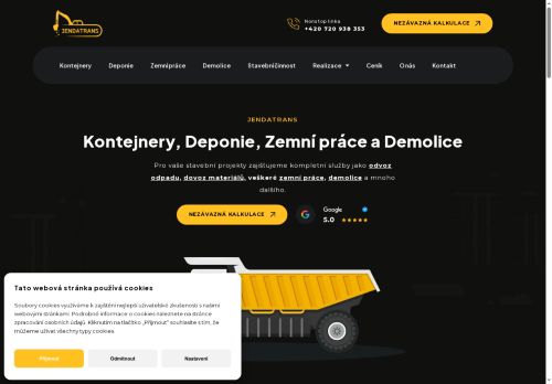 JENDATRANS s.r.o. nabízí práci na pozici Řidič tahače (m/ž) v obci Český Brod