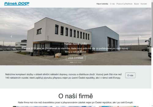 Pánek DOSP s.r.o. nabízí práci na pozici řiddič skupiny C (m/ž) v obci Chrášťany